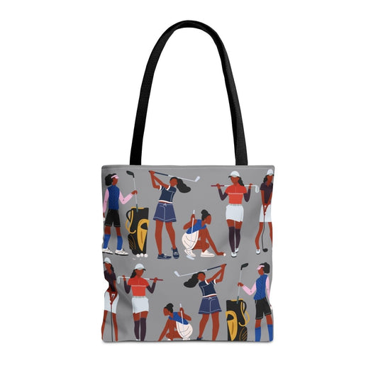 Golf Women Tote Bag - Afrocentric Art by The Trini Gee