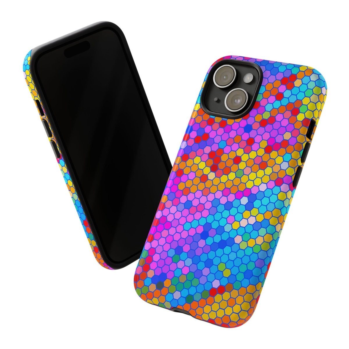Hexagon Mosaic Phone Case Samsung Galaxy S24 Plus / Glossy Hexagon Mosaic Phone Case Samsung Galaxy S24 Plus / Glossy