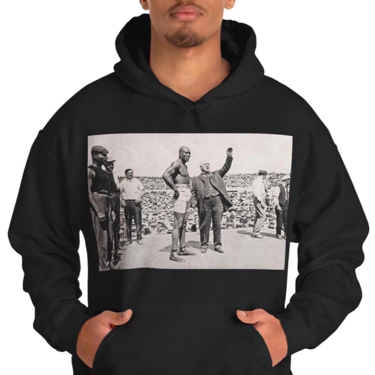 jackson johnson　　black pauldron hoodie Jack Johnson Boxing Hoodie – The Trini Gee
