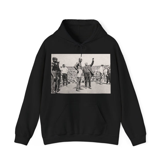 Jack Johnson Boxing Hoodie - Afrocentric Art by The Trini Gee