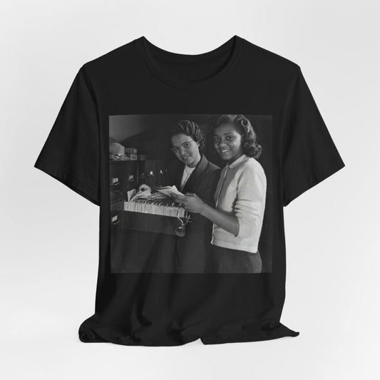 Library Women T-Shirt - Afrocentric Art by The Trini Gee