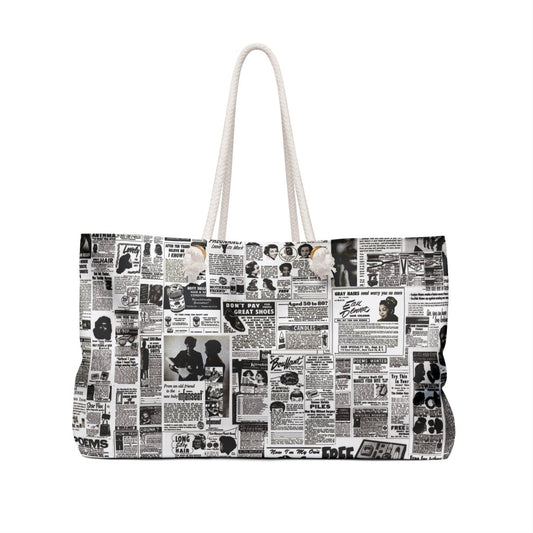 Magazine Ads Weekender Bag - The Trini Gee