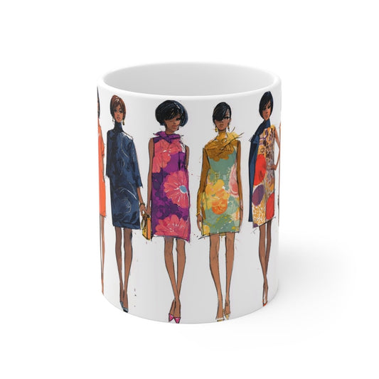 Melanin Mod Mug - Afrocentric Art by The Trini Gee