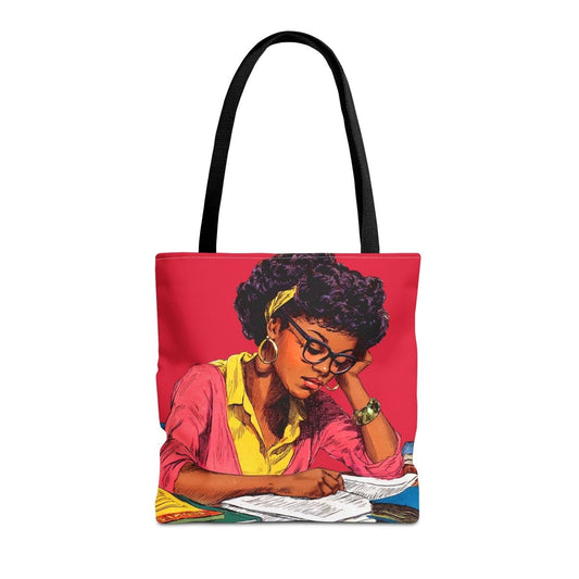 Melanin Studies Tote Bag - Afrocentric Art by The Trini Gee
