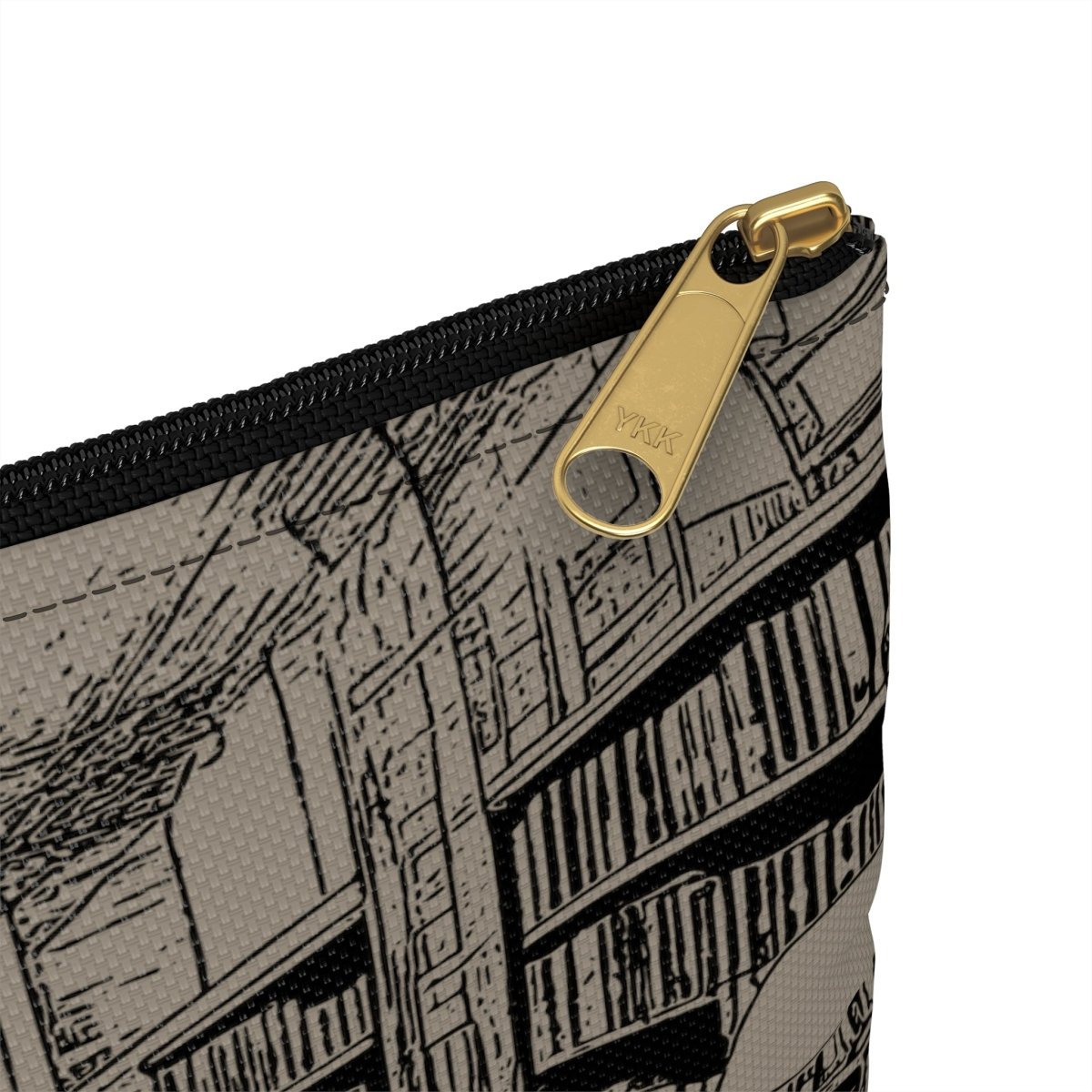 Modern Scholar Accessory Pouch - Afrocentric Art by The Trini Gee