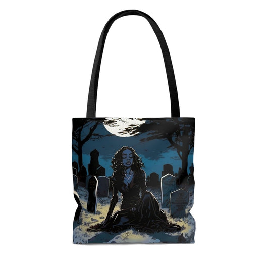 Night Witch Tote Bag - Afrocentric Art by The Trini Gee