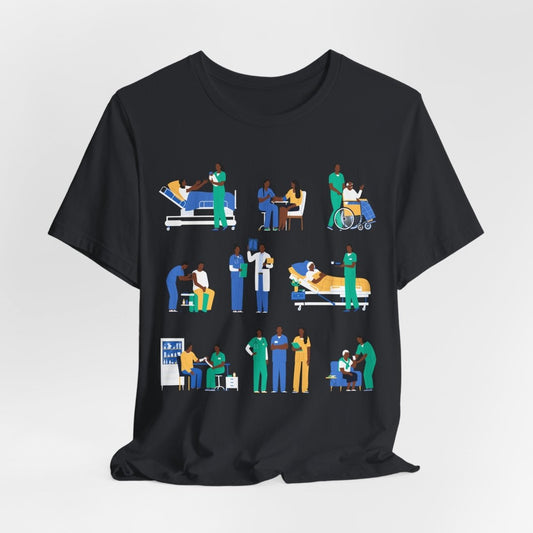 Nurses and Doctors Shirt - Afrocentric Art by The Trini Gee