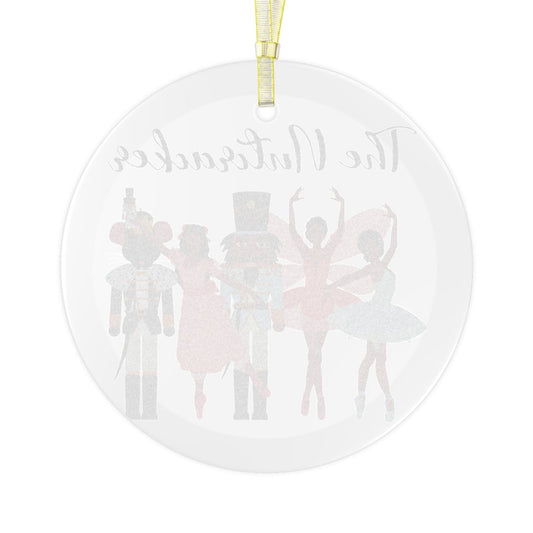 Nutcracker Glass Ornament - Afrocentric Art by The Trini Gee