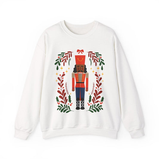 Nutcracker Sweatshirt - Afrocentric Art by The Trini Gee