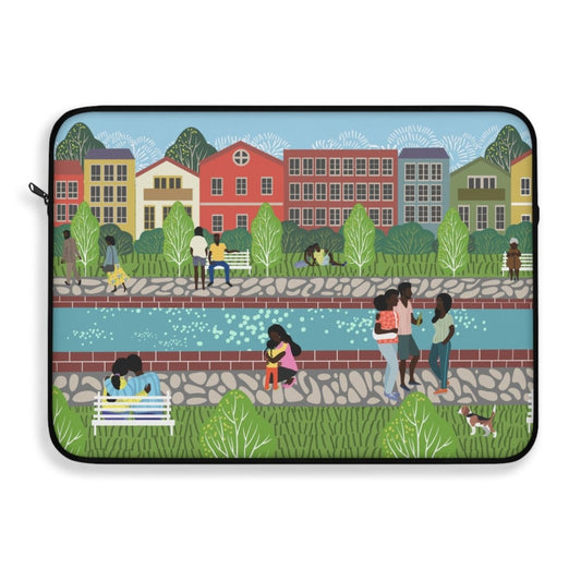 Park Laptop Sleeve - Afrocentric Art by The Trini Gee