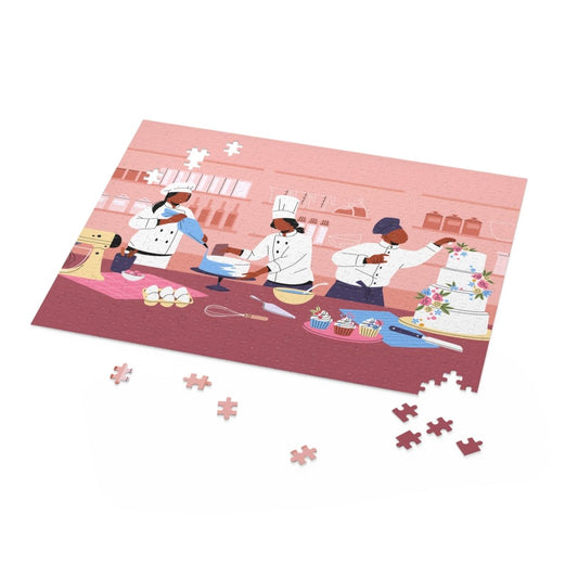 Pastry Bakery Puzzle - Afrocentric Art by The Trini Gee