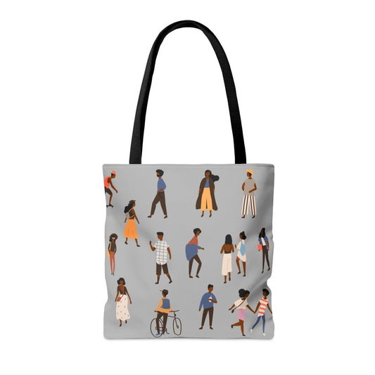 People Outside Tote Bag - Afrocentric Art by The Trini Gee
