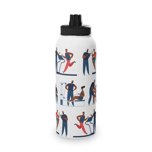 Personal Trainer 32oz Water Bottle - Afrocentric Art by The Trini Gee