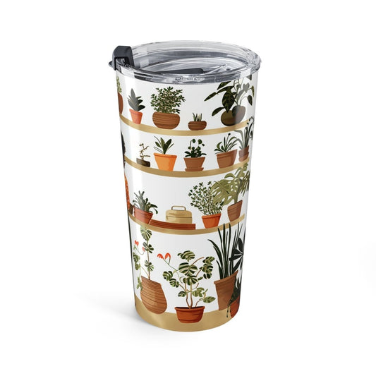 Plant Study Tumbler - Afrocentric Art by The Trini Gee