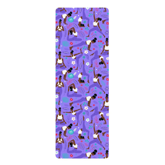 Posed Women Yoga Mat - Afrocentric Art by The Trini Gee