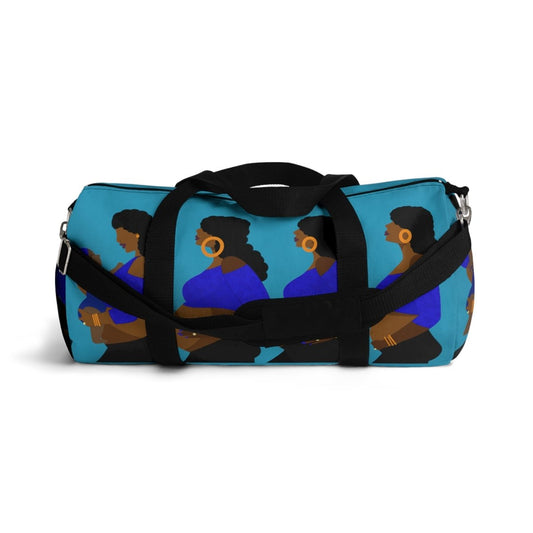 Pregnancy Blue Duffel Bag - The Trini Gee