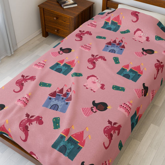 Princess Dragon Blanket - The Trini Gee