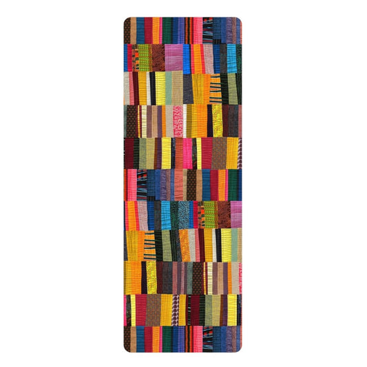 Quilt Pattern Yoga Mat - The Trini Gee