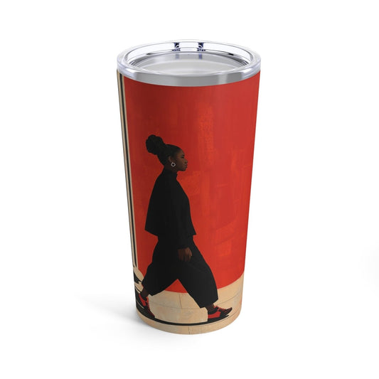 Red Walk Tumbler - The Trini Gee
