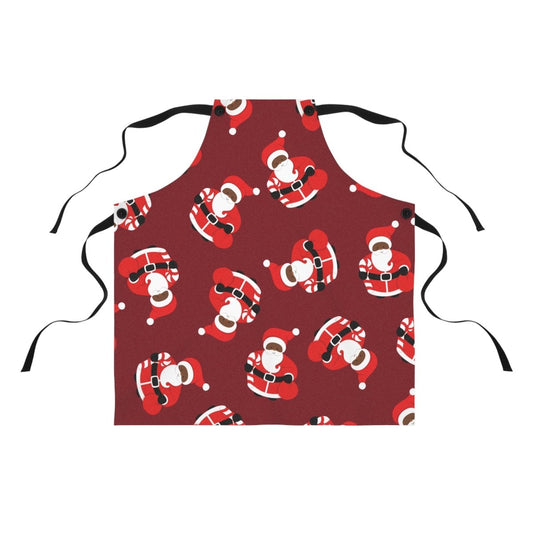 Santa Candy Cane Apron - The Trini Gee