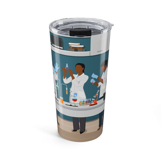 Science Lab Tumbler - Afrocentric Art by The Trini Gee