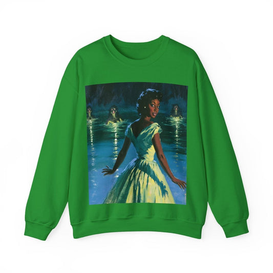 Siren Lady Sweatshirt - Afrocentric Art by The Trini Gee