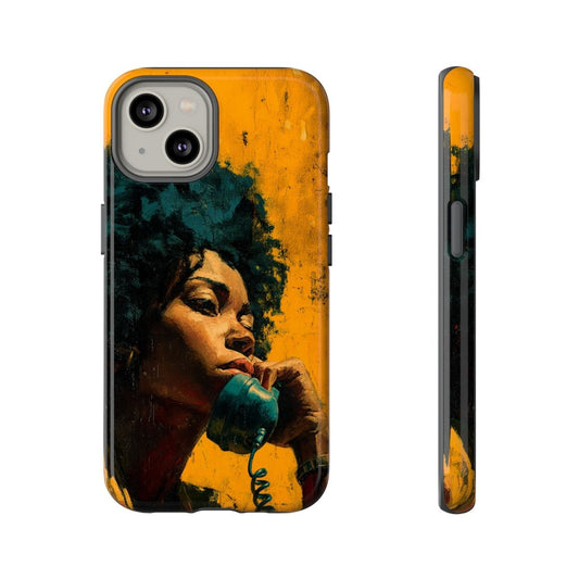 Soulful Call Phone Case - Afrocentric Art by The Trini Gee