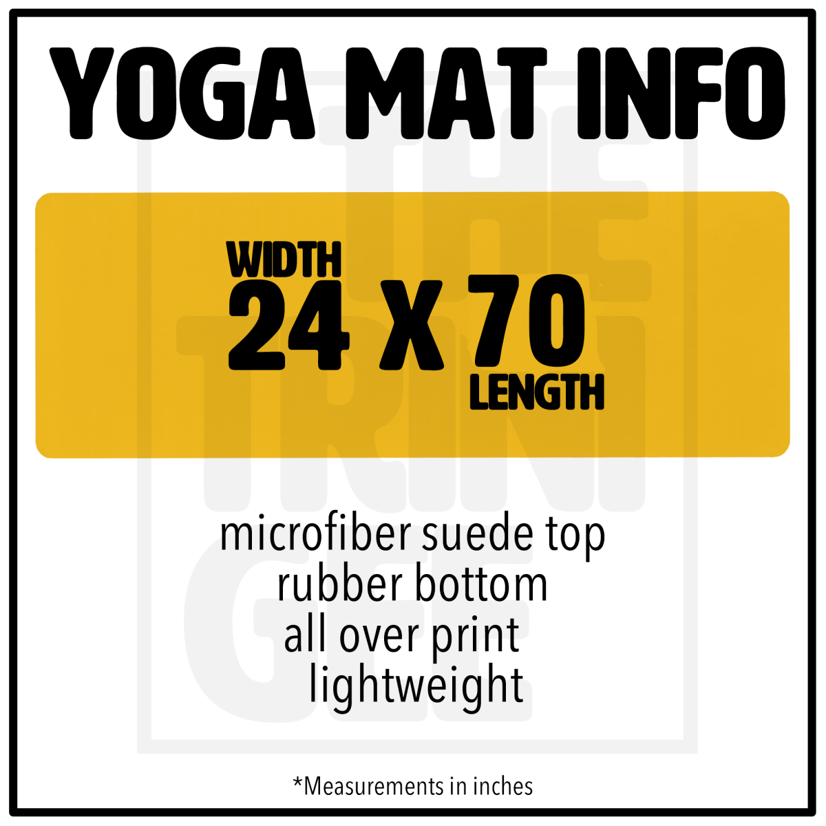 Sunburst Yoga Mat - The Trini Gee