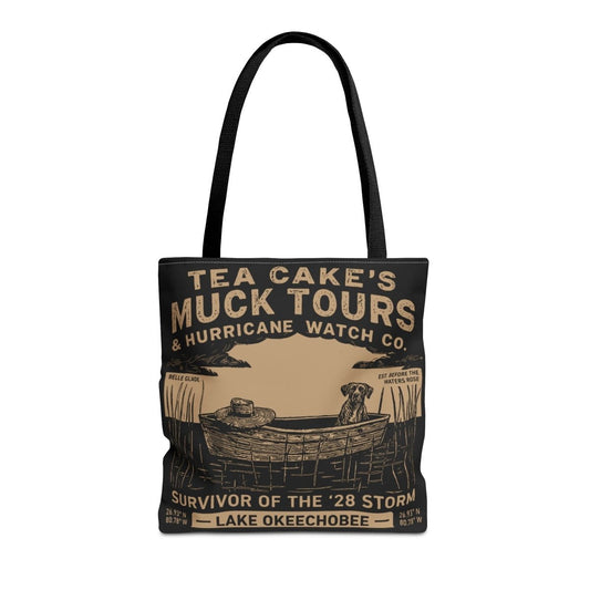 Tea Cake's Muck Tours Tote Bag - Afrocentric Art by The Trini Gee
