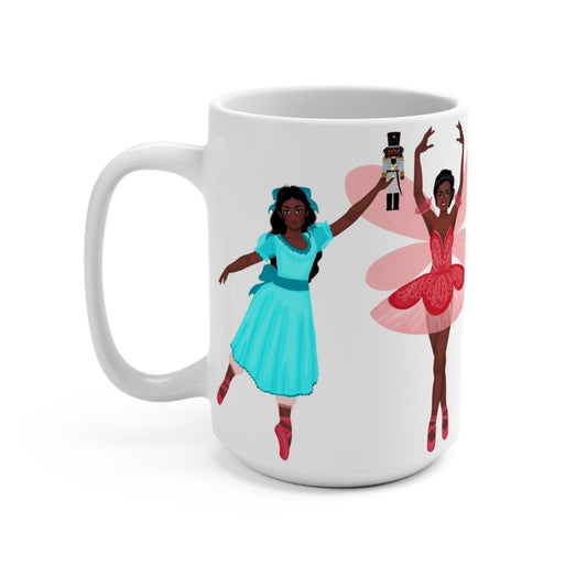 The Nutcracker Ballet Mug - Afrocentric Art by The Trini Gee