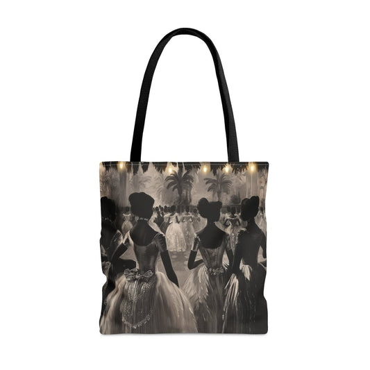 Vintage Ball Tote Bag - Afrocentric Art by The Trini Gee