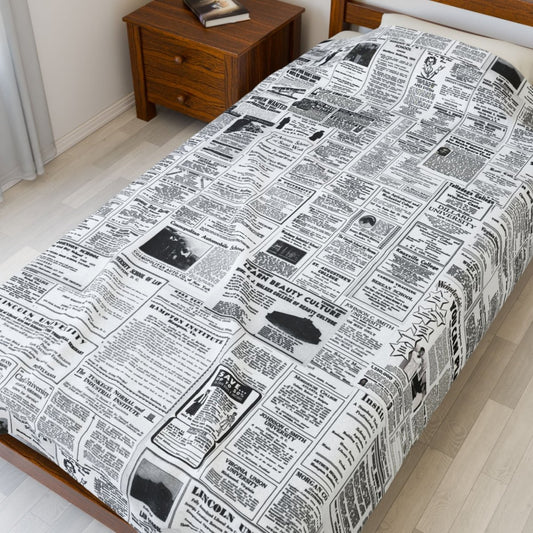 Vintage Education Ads Blanket - The Trini Gee