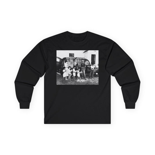 Vintage Readers Long Sleeve Shirt - Afrocentric Art by The Trini Gee