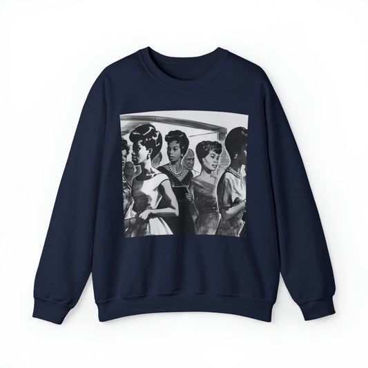 Vintage Women Sweatshirt - Afrocentric Art by The Trini Gee