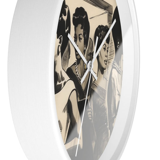 Vintage Women Wall Clock - The Trini Gee