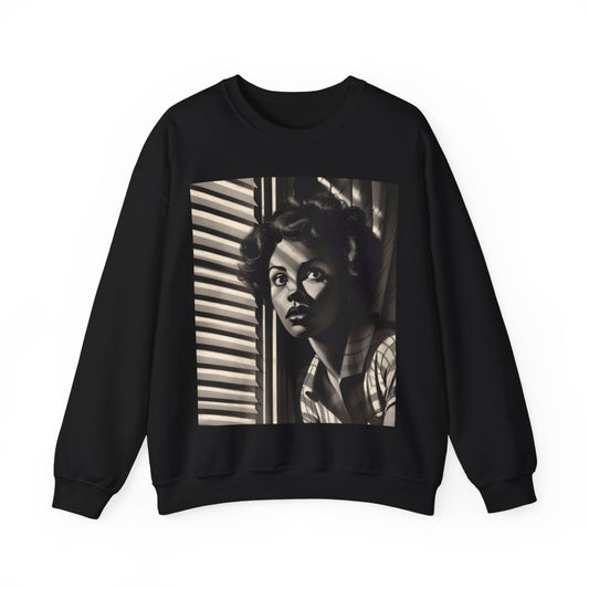 Window Woman Sweatshirt - Afrocentric Art by The Trini Gee