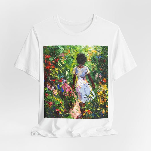 Woman in Garden Shirt - The Trini Gee