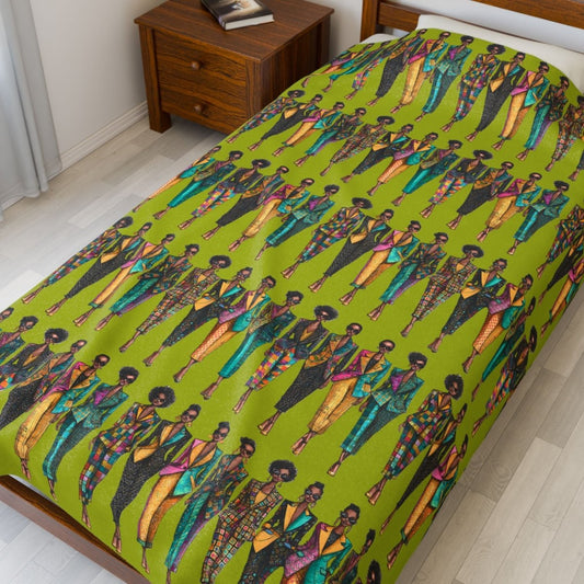 Women in Suits Blanket - The Trini Gee