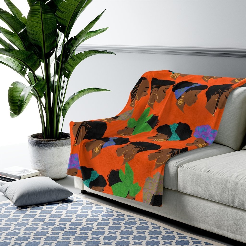 Afro Headwraps Blanket - The Trini Gee