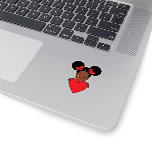 Afro Puffs Love Sticker - The Trini Gee