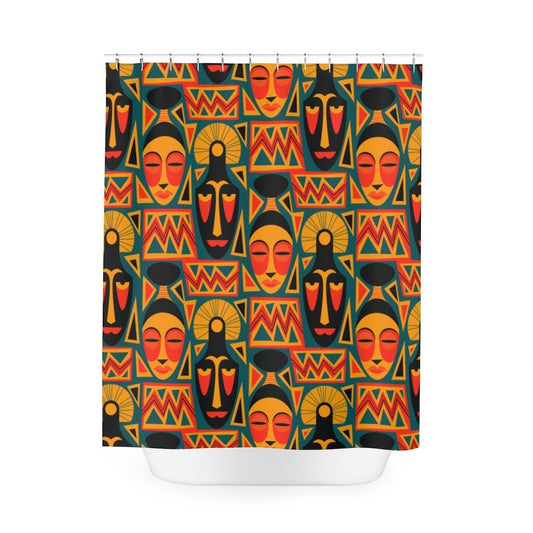 Afrocentric Shower Curtain - The Trini Gee
