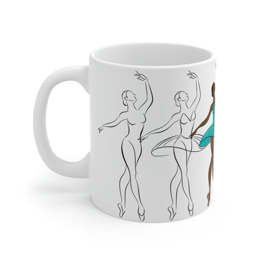 Ballerina Sketch Mug - The Trini Gee