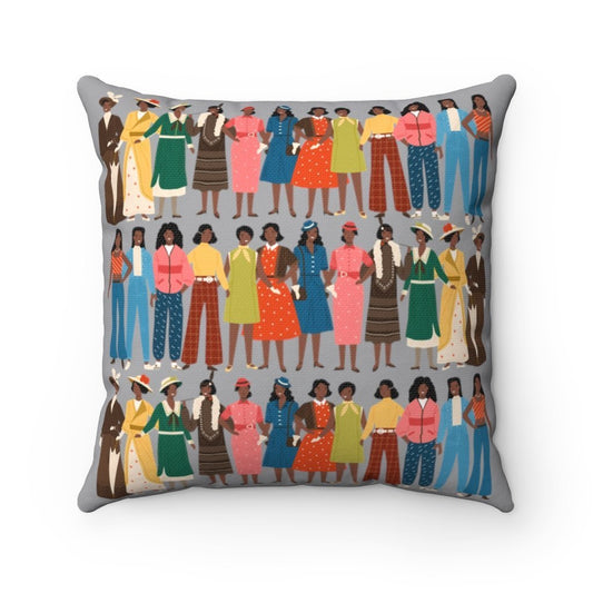 Black Fashionistas Pillow - The Trini Gee