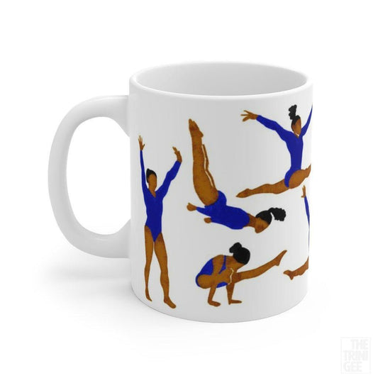 Black Girl Gymnast Mug - The Trini Gee