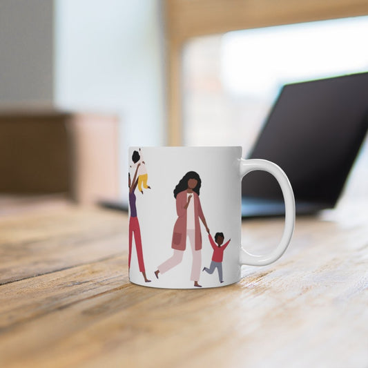 Black Motherhood Mug - The Trini Gee