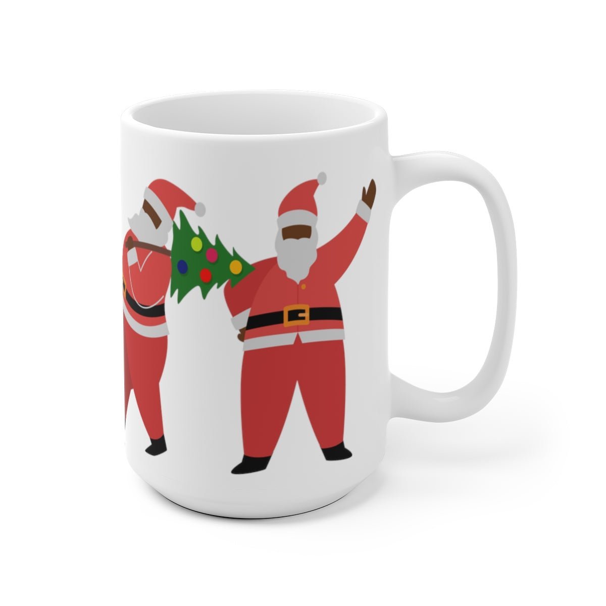 Black Santa Mug - The Trini Gee