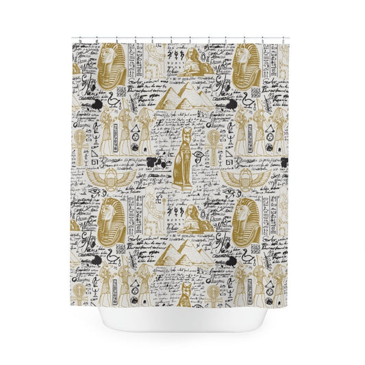 Egyptian Shower Curtain - The Trini Gee