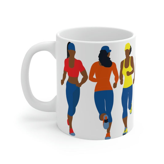 Running Woman Mug - The Trini Gee