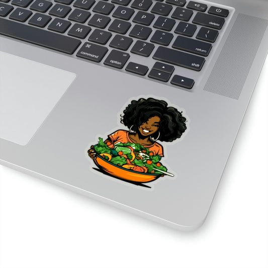 Salad Girl Sticker - The Trini Gee