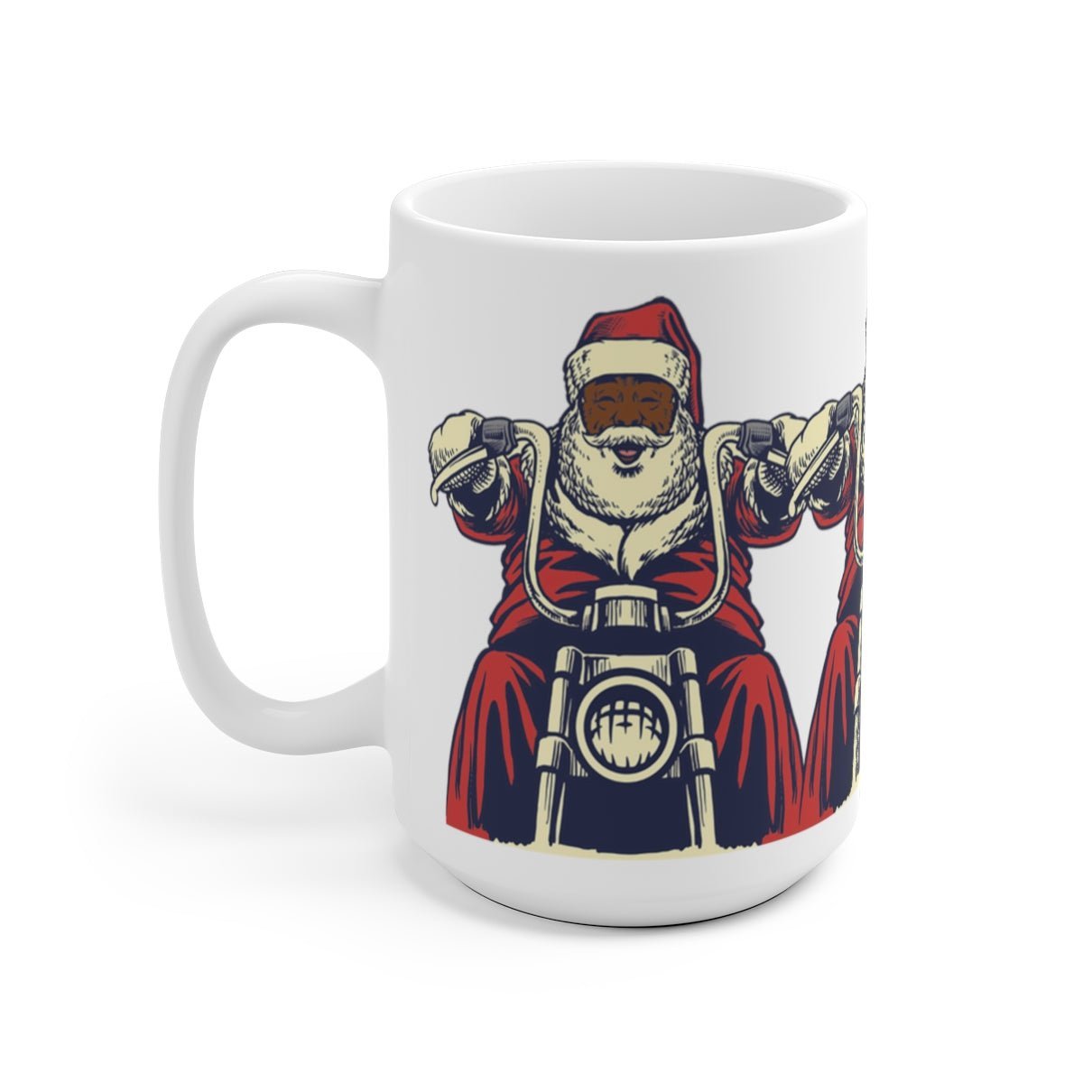 Santa Motorcycle Mug - The Trini Gee